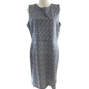 NM Neiman Marcus Dress Black & White Sleeveless Dress
